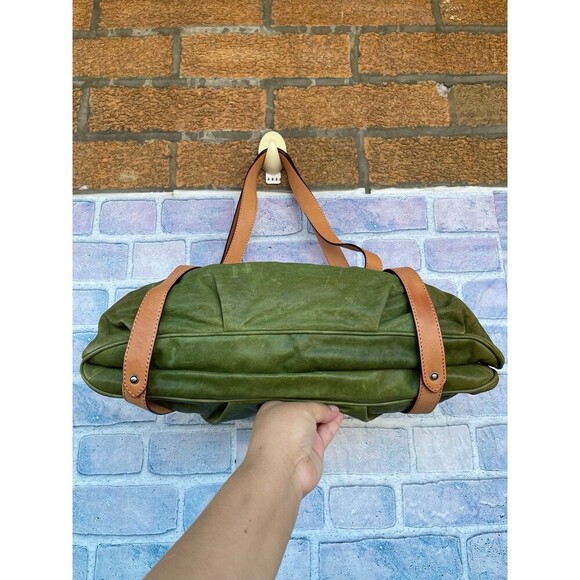 L.A.M.B buttery soft green leather shoulder bag DEADSTOCK - Picture 6 of 13